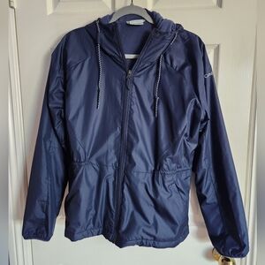 Women's Medium Columbia Fleece Lined Windbreaker Jacket